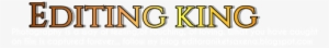 Pic Editor For Free Download On Mbtskoudsalg Png King - King Of Editing Png #2618874