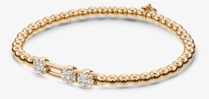 Diamond Bracelet In 18k Rose Gold - Gold And Diamond Bracelets #2619305