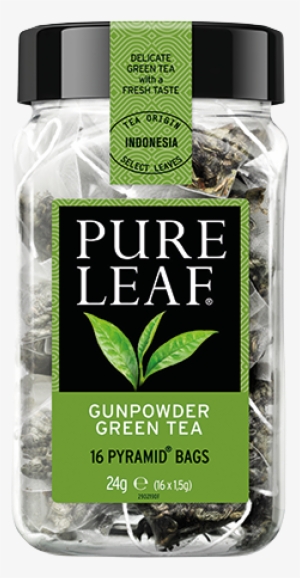 Gunpowder Green Tea - Pure Leaf Gunpowder Green Tea 16 Pyramid Bags #2619379