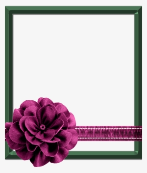 Beautiful Flowers Frame Photoshop Clipart Picture Frames - Flower Frame For Photoshop #2619894