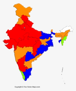 A Switch To Simultaneous Elections - Map Of India #2619897