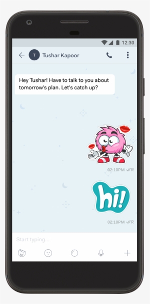 Hike Stickers - Facebook Messenger Start A Plan #2621137
