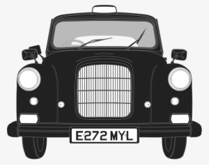 Front Illustration Of Austin Fx4 E272 Myl - Majori #2621548