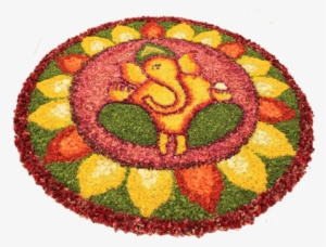 Pookalam Edit - Floral Ganpati Rangoli Designs #2622538 Pookalam Edit - Floral Ganpati Rangoli Designs #2622538