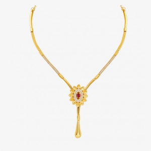 Gold Necklace Designs In 15 Grams - Necklace #2622621