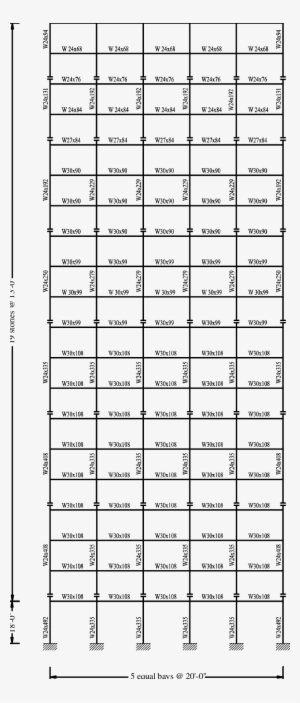 Member Sizes Of The 3, 9, And 20-story Frames Designed - Paper #2622912