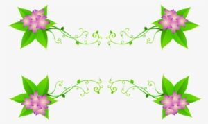 Spring Flowers Decoration Clipart - Spring Decoration Png #2623880