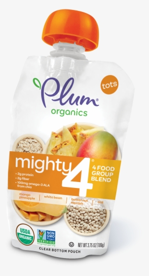 Mango & Pineapple, White Bean, Butternut Squash, Oat - Plum Organics #2623917