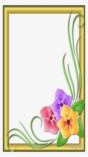 Yellow Flower Frame - Chinese Hibiscus #2624233