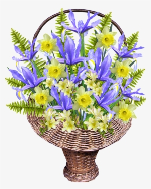 Basket, Flowers, Arrangement - Flower #2624491