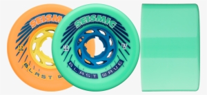 78mm Blast Wave Wheels - Seismic Blast Wave Longboard Wheels - 78mm #2624888