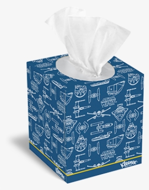 Kleenex® Blue Star Wars Box Upright 55 Count Box Design - Square Tissue ...