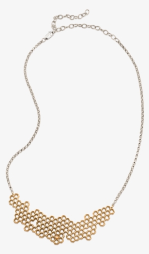 New Hive Honeycomb Necklace Bronze - Honeycomb Necklace #2625994