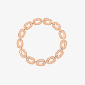 Roberto Coin Link Necklace With Diamonds - Security #2626065