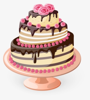 Happy Birthday Cake Png - Cake Png Vector #2626224