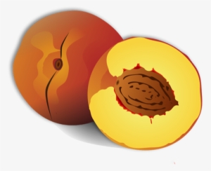 Free Fruit Clipart - Custom Peach Throw Blanket #2626638