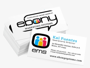 Ebonycards - Market Research Business Card #2627477