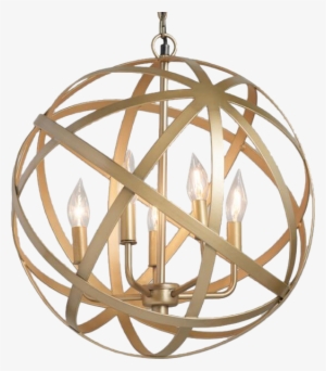 Orb Chandelier Above Bath Tub #2627764