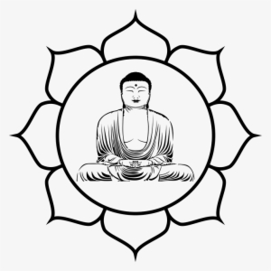 Buddhist Drawing Detailed Clip Art Library Stock - Clip Art Buddhism #2628847