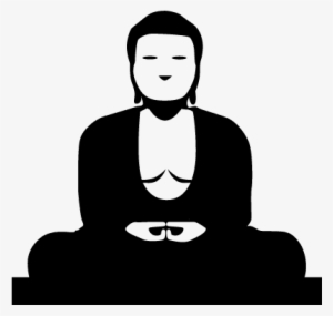 The Great Buddha Of Kamakura Vector - Buddhism Icon Png #2628915