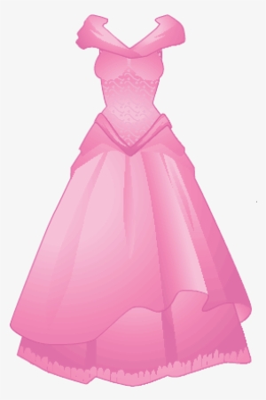 Purple - Pink Princess Dress Clipart #2629318