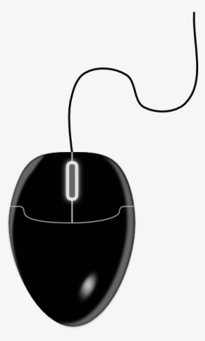 Black Mouse Clip Art - Computer Mouse Clipart Png #2629579