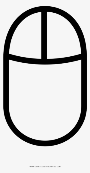 Computer Mouse Coloring Page - Mouse Para Computadora Para Colorear #2629654