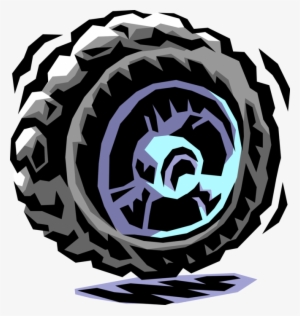 Vector Illustration Of Modern Pneumatic Rubber Tire - Specialty #2630823