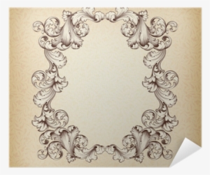 Vintage Border Frame Engraving Baroque Vector Poster - Life In The Victorian Kitchen By Karen Foy #2630927