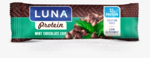 Mint Chocolate Chip Packaging - Luna Protein Bars #2631808