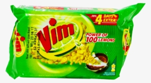 Vim Dishwash Bar Lemon & Pudina 2in1 185 Gm - Vim Dishwash Bar 75 Gm #2632053