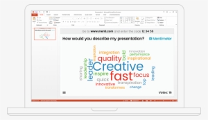 Powerpoint With Mentimeter Powerpoint Plugin - Mentimeter Powerpoint #2632446