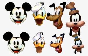 Disney Cartoon Headshots - Mickey Mouse Face #2632608