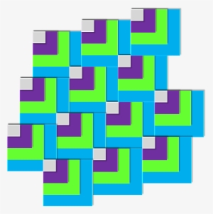 Geometric 3d Mosaic Bold Vibrant 738574 - Imagen De Mosaico Geometricos #2633040