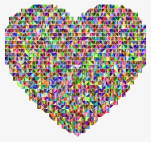 This Free Icons Png Design Of Prismatic Heart Triangular #2633299