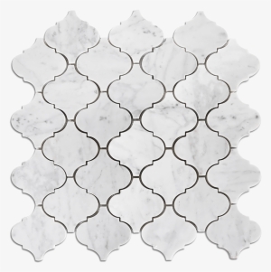 Bianco Gioia Marble Mosaic Tile Arabesque - Tile #2633491