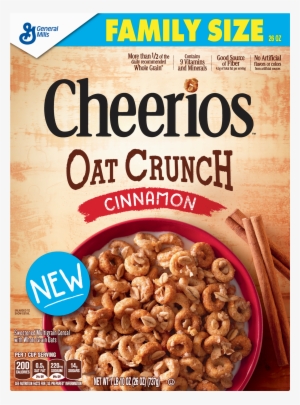 Pack Cheerios Oat Crunch Cinnamon Family Size Cereal - Cheerios Oat Crunch #2634018