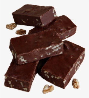 Our Delicious Chocolate Fudge With Crunchy Walnuts - Chocolate Bar #2634997