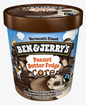 Peanut Butter Fudge Core Pint - Ben And Jerry's Peanut Butter Fudge Core #2635416