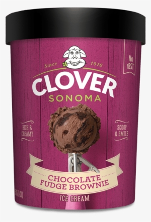 Chocolate Fudge Brownie - Clover Sonoma Ice Cream #2635446