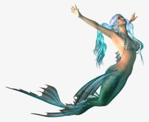 Mermaid Swimming Up - Mermaid Transparent Background #2635591