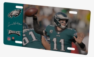 Philadelphia Eagles Carson Wentz Metal Photo #2636095