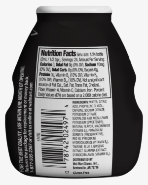 Great Value Energy Drink Enhancer, Berry Blast, - Food #2638084