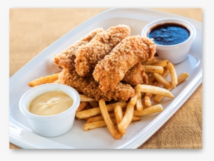 Hand Breaded Chicken Tenders - French Fries #2639283