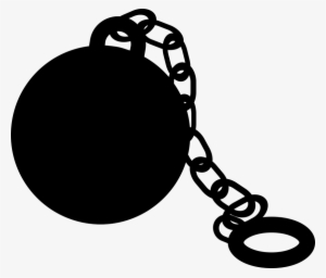 Prison Ball Chain Caught - Ball And Chain Png #2640873