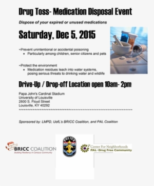 Drug Toss Flyer - Teen Drug Abuse #2640969