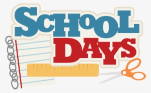Imagenes Svg Scrapbooking - School Days Clip Art #2642042