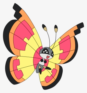 Shiny Vivillon Sun Pokédex - Pokemon Vivillon Sun Pattern #2642193