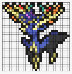 Xerneas Pokemon Sprite Perler Bead Pattern / Bead Sprite - Perler Beads Pokemon Xerneas #2642779