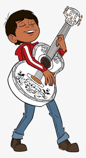Disney S Art Galore Miguel Playing Guitar - Disney's Pixar Coco Clipart #2642833
